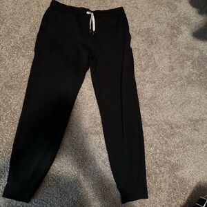 Vuori Black Jogger Sweatpants with Tapered Leg